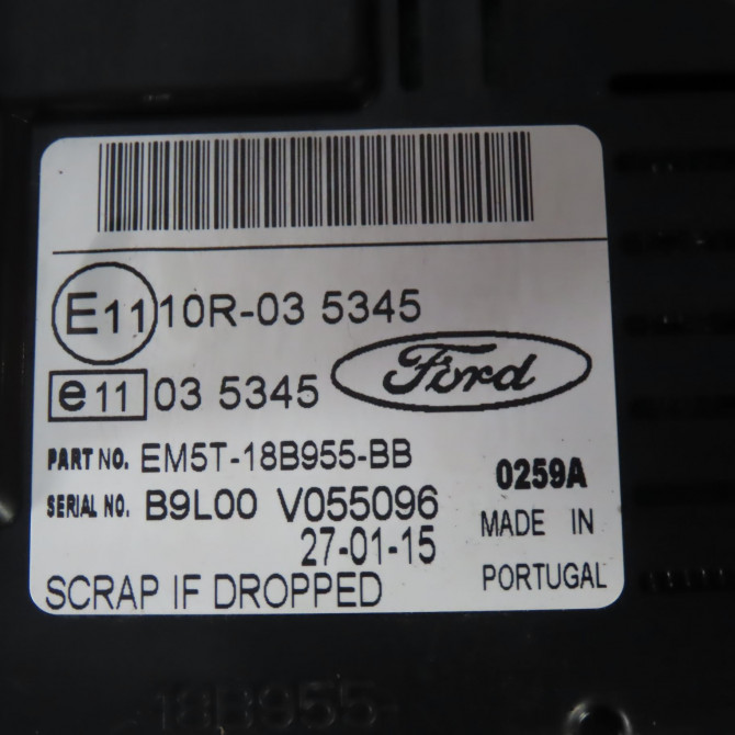 Afficheur digital occasion  Ford C-MAX II (DXA/CB7, DXA/CEU) 1.0 ecoboost (2012-2019)   EM5T18B955BB  2