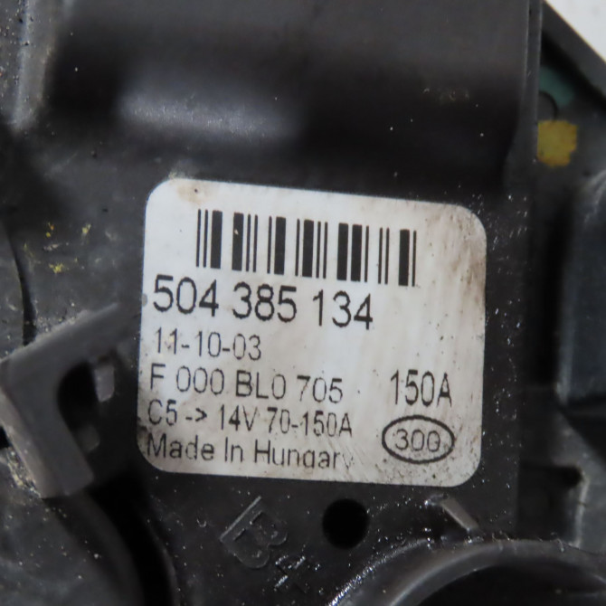 Alternateur occasion  Fiat DUCATO Camionnette (250_) 150 multijet 2,3 d (2011)   504385134  2