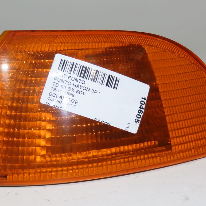 Clignotant gauche occasion  FIAT PUNTO I Phase 1 11-1993->10-1999 TD 60ch SX   4640265  1