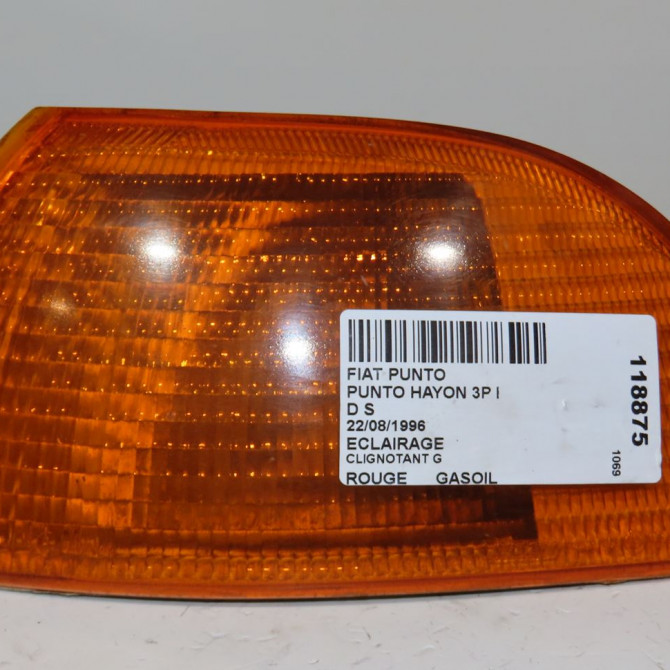 Clignotant gauche occasion  FIAT PUNTO I Phase 1 11-1993->10-1999 D S   4640265  1