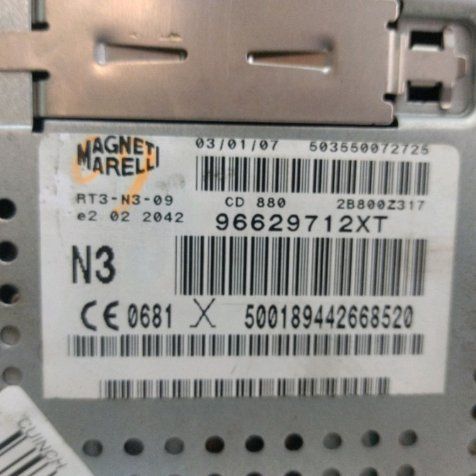 Autoradio occasion  Citroën C4 GRAND PICASSO I (UA_) 1.6 hdi (2006-2011) 5 portes   96629712XT  2