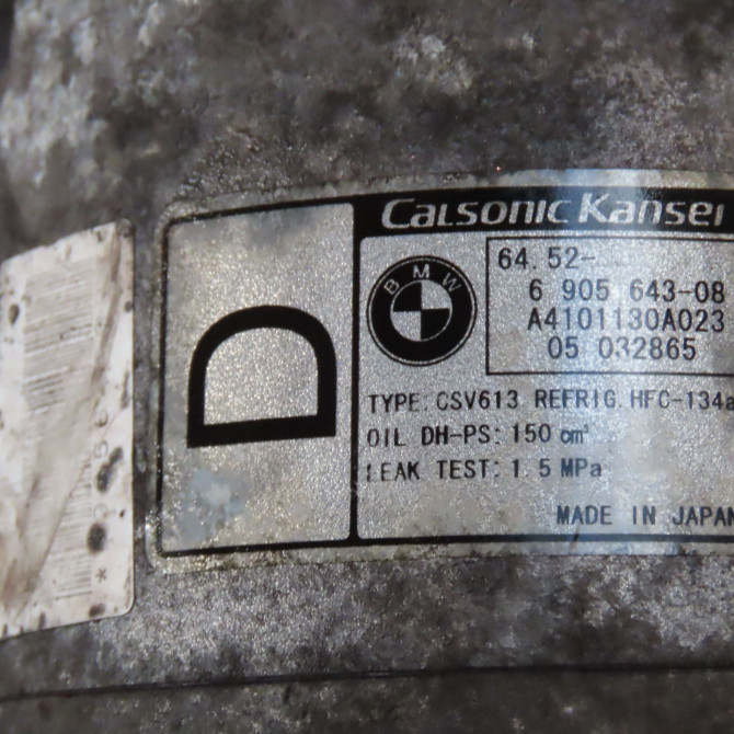 Compresseur air conditionne occasion  Bmw X3 (E83) 2.0 d (2004-2007)   64526905643  2