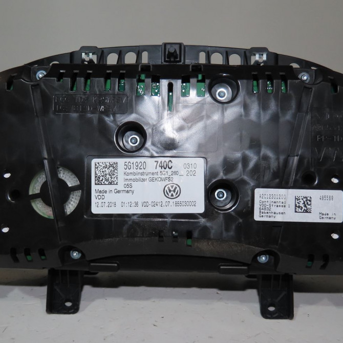 Bloc compteurs occasion  Volkswagen vw GOLF VII (5G1, BQ1, BE1, BE2) 1.4 tsi multifuel (2013-2018) 5 portes   5G1920740C  3