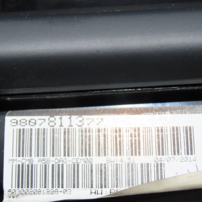 Bloc compteurs occasion  Citroën C3 PICASSO (SH_) 1.6 hdi 90 (2010) 5 portes   9807811377  2