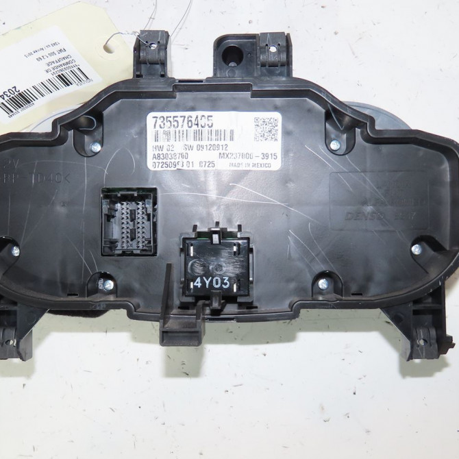 Commande de chauffage occasion  Fiat 500 (312_) 1.2 (312axa1a) (2007) 3 portes   735576405  3