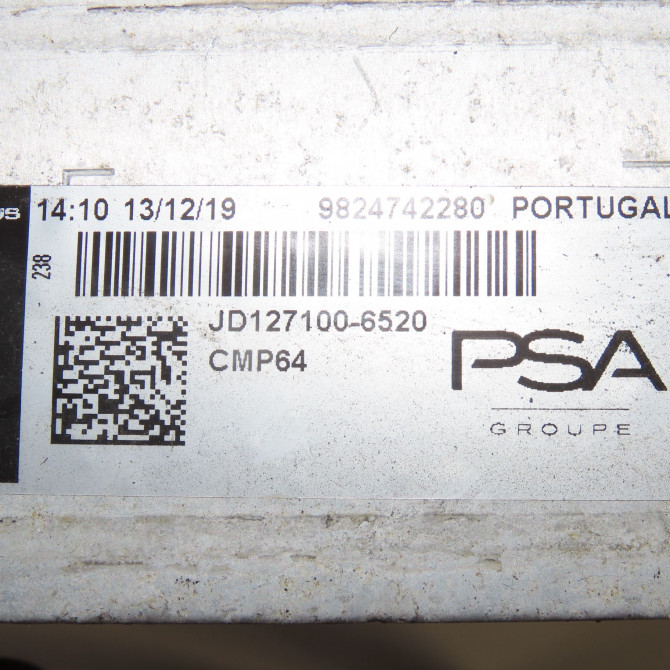 Echangeur air occasion  Peugeot 208 II (UB_, UP_, UW_, UJ_) 1.2 puretech 100 (2019) 5 portes   9824742280  2