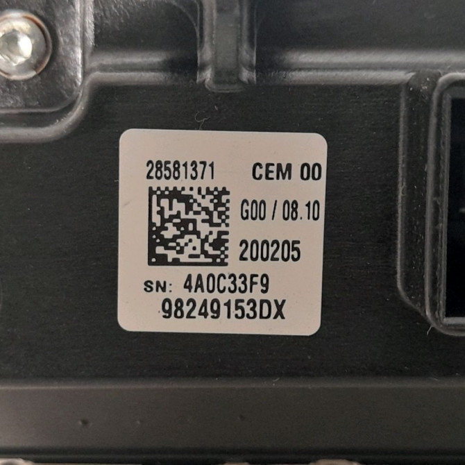 Commande autoradio occasion  Peugeot 3008 SUV (MC_, MR_, MJ_, M4_) 1.5 bluehdi 130 (2018) 5 portes   98249153DX  2