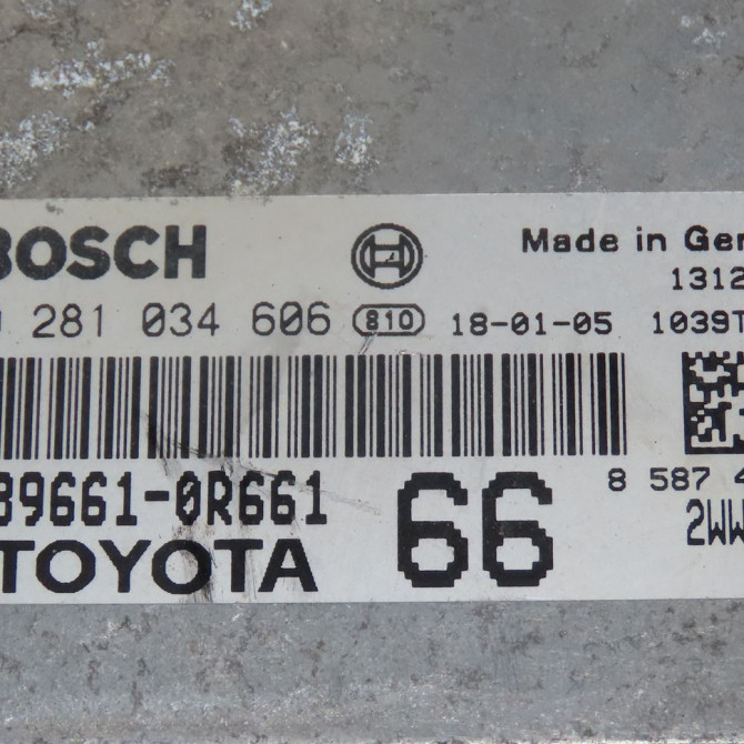 Calculateur moteur occasion  Toyota RAV 4 IV (_A4_) 2.0 d (wwa42_) (2015-2018)   896610R661  2