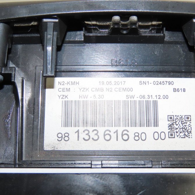 Bloc compteurs occasion  Citroën C3 III (SX) 1.2 vti 82 (2016)   9813361680  2