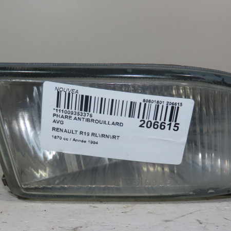 Phare antibrouillard avant gauche occasion  Renault 19 I (B/C53_) 1.9 d (b/c534, b/c53j) (1988-1992) 5 portes   7701042674 