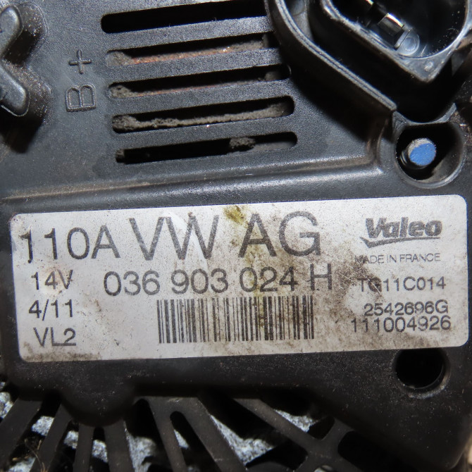 Alternateur occasion  Volkswagen vw GOLF VI (5K1) 1.4 (2008-2012) 5 portes   36903024H  2