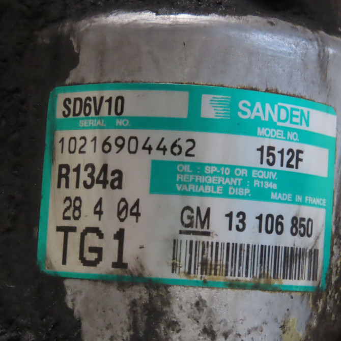 Compresseur air conditionne occasion  Opel CORSA C (X01) 1.3 cdti (f08, f68) (2003-2009)   13106850  2