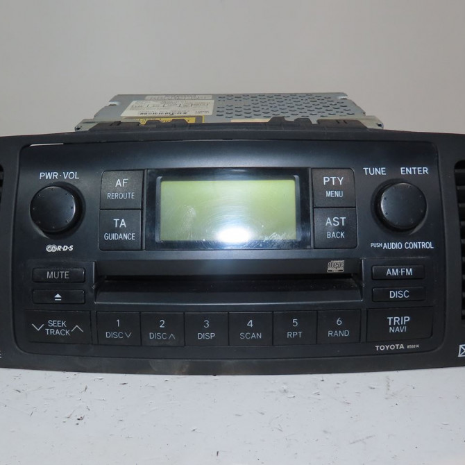 Autoradio occasion  Toyota COROLLA (_E12_) 2.0 d-4d (cde120r_, cde120l_) (2002-2006)   8612002380  1