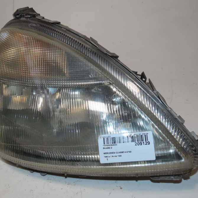 Phare droit occasion  Mercedes-benz CLASSE A (W168) A 160 cdi (168.007) (1998-2001)   1688202061  1