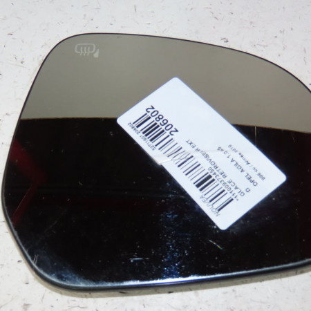 Glace  retroviseur exterieur droit occasion  Opel AGILA (B) (H08) 1.0 (f68) (2008-2011)   93195450 