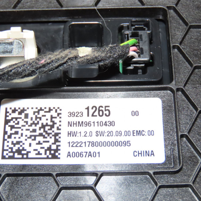 Afficheur digital occasion  Opel CORSA F 1.2 (68) (2019)   3923126500  2