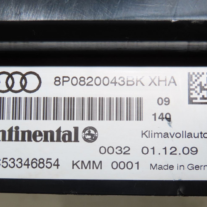 Commande de chauffage occasion  Audi A3 Sportback (8PA) 2.0 tdi 16v (2004-2013) 5 portes   8P0820043BMXHA  2