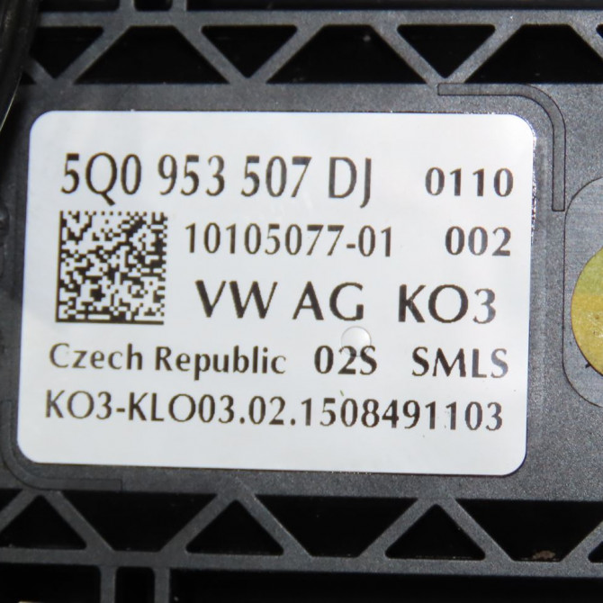 Bloc commodos occasion  Volkswagen vw GOLF VII (5G1, BQ1, BE1, BE2) 1.6 tdi (2012-2017)   5Q0953507DJ  2