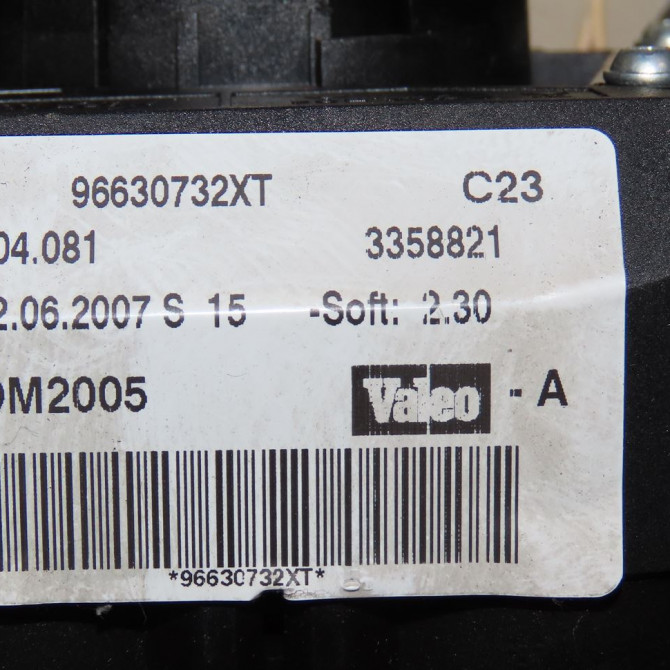 Bloc commodos occasion  Peugeot 207/207+ (WA_, WC_) 1.4 hdi (2006-2015) 5 portes   96630732XT  2