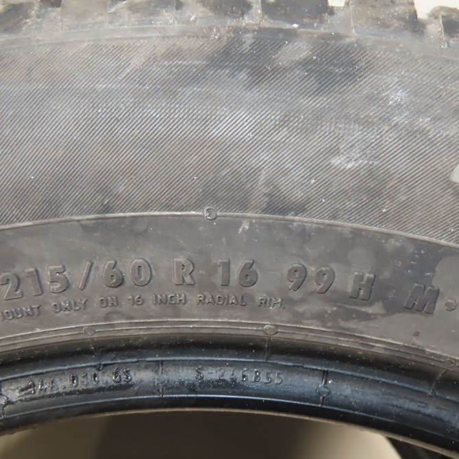 Pneus occasion  Peugeot 3008 Monospace (0U_) 1.6 hdi (2009-2016) 5 portes   215/60R16  3