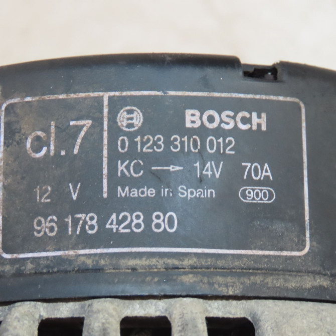 Alternateur occasion  Citroën JUMPY Camionnette (BS_, BT_, BY_, BZ_) 1.9 d (1995-1998)   9617842880  2