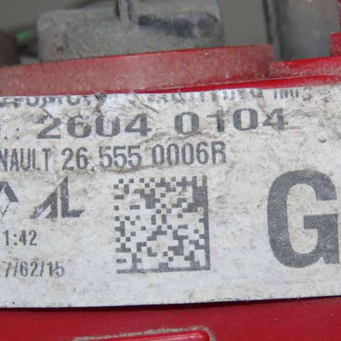 Feu arrière interieur gauche occasion  Renault LAGUNA Coupé (DT0/1) 2.0 dci (dt01, dt08, dt09, dt0k, dt12, dt1c, dt1d, dt1m,... (2008-2015) 2 portes   265550006R  2