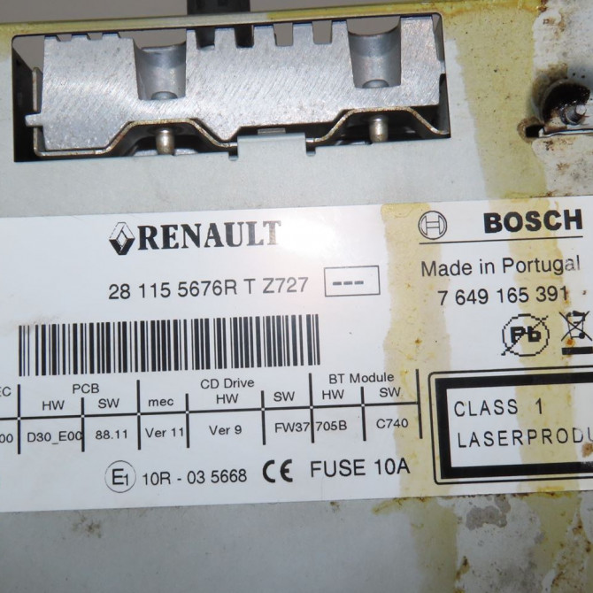 Autoradio occasion  Renault LAGUNA III Grandtour (KT0/1) 1.5 dci (kt0a, kt0r, kt02) (2007-2015)   281155676R  2