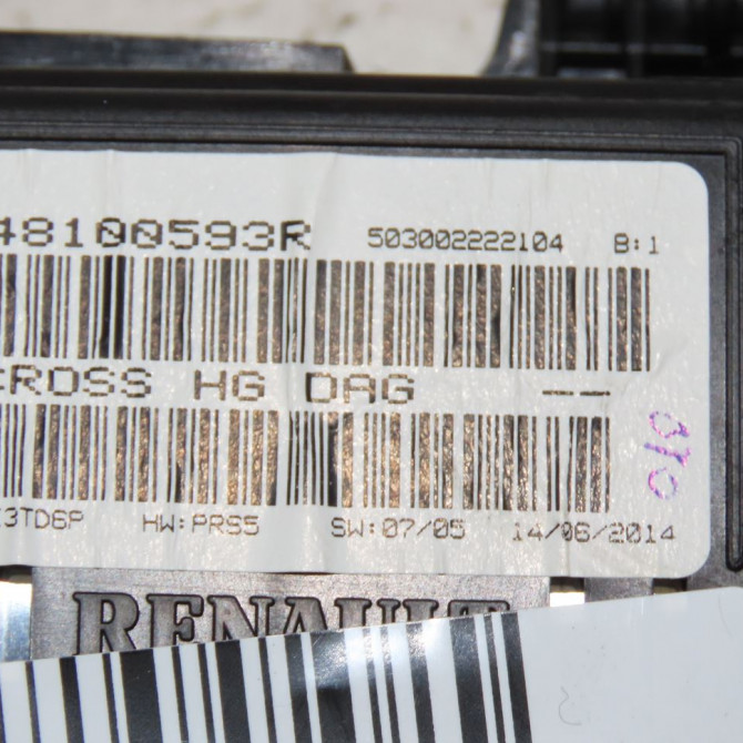 Bloc compteurs occasion  Renault SCÉNIC III (JZ0/1_) 1.6 dci (jz00, jz12) (2011) 5 portes   248100593R  2