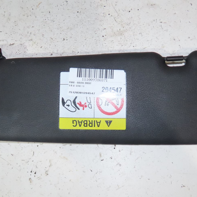 Pare-soleil droit occasion  Bmw 1 (F21) 118 d (2011)   51167319162  2