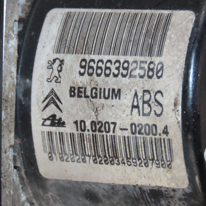 Unité hydraulique ABS occasion  Citroën C3 II (SC_) 1.4 (2009-2016) 5 portes   9666392580  2