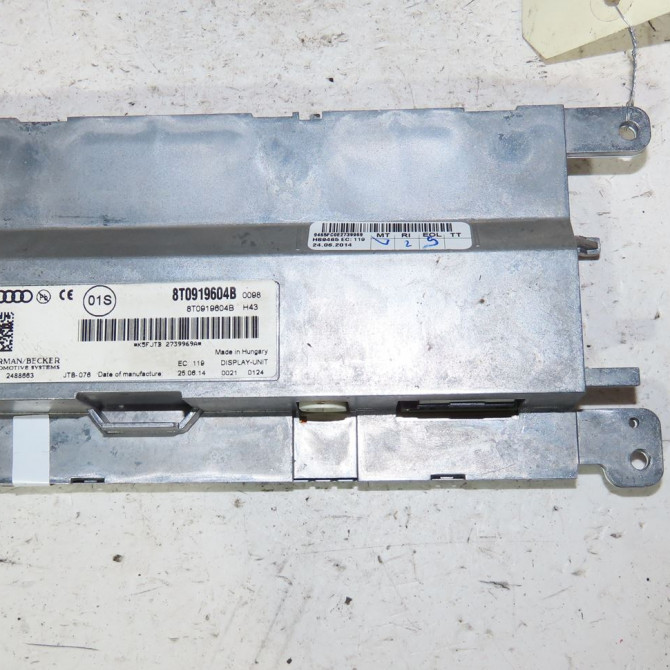 Afficheur digital occasion  Audi A5 Décapotable (8F7) 2.0 tdi (2009-2012)   8T0919604B  3