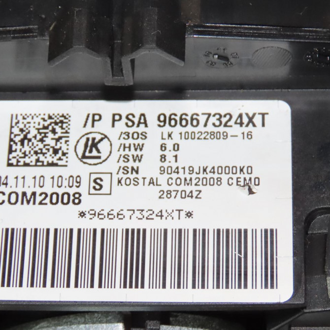 Bloc commodos occasion  Citroën C3 II (SC_) 1.4 hdi 70 (sc8hzc, sc8hr0, sc8hp4) (2009) 5 portes   96667324XT  2