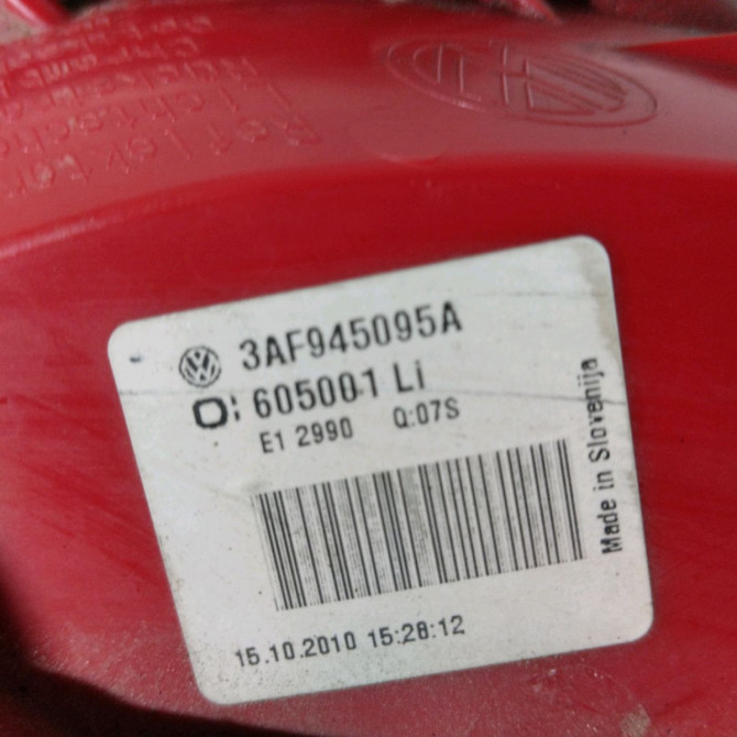 Feu arrière gauche occasion  Volkswagen vw PASSAT B7 Variant (365) 2.0 tdi (2010-2014)   3AF945095A  2