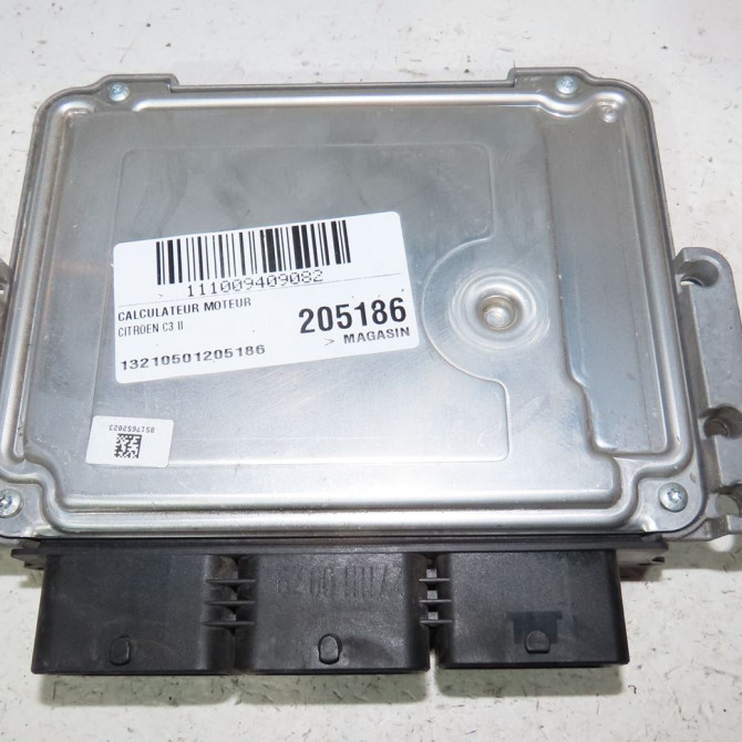 Calculateur moteur occasion  Citroën C3 II (SC_) 1.4 hdi 70 (sc8hzc, sc8hr0, sc8hp4) (2009) 5 portes   9676833080  3