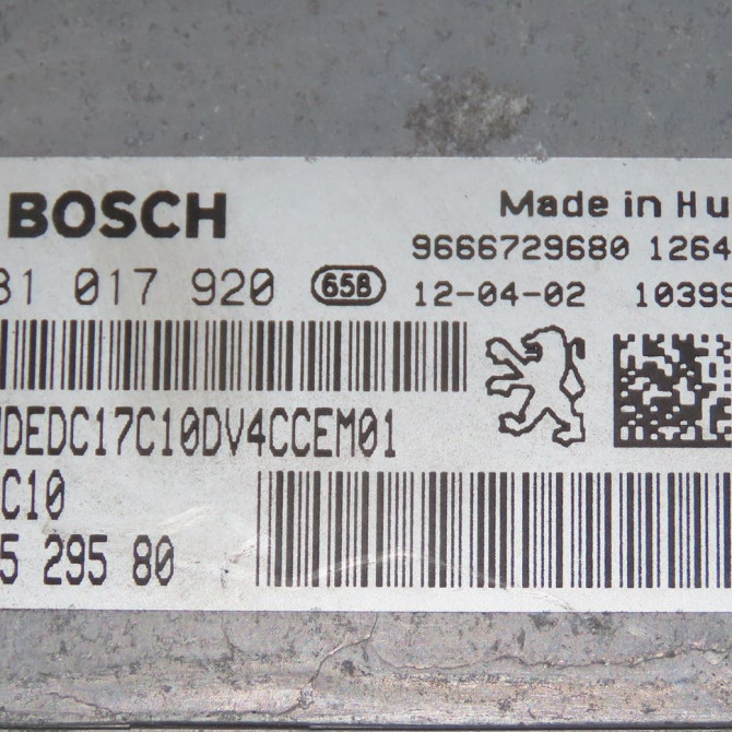 Calculateur moteur occasion  Peugeot 208 I (CA_, CC_) 1.4 hdi (2012) 3 portes   9677529580  2