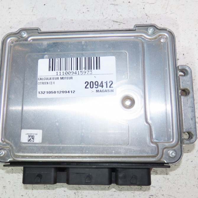 Calculateur moteur occasion  Citroën C3 II (SC_) 1.4 hdi 70 (sc8hzc, sc8hr0, sc8hp4) (2009) 5 portes   9664843480  3
