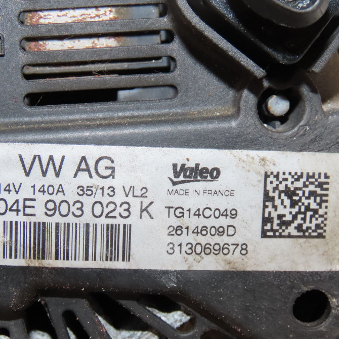 Alternateur occasion  Audi A3 Sportback (8VA, 8VF) 1.4 tfsi (2012-2020)   4E903023K  2