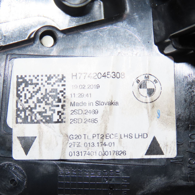 Feu arrière intérieur droit occasion  Bmw 3 (G20, G80, G28) 330 i (2018)   63217955842  2