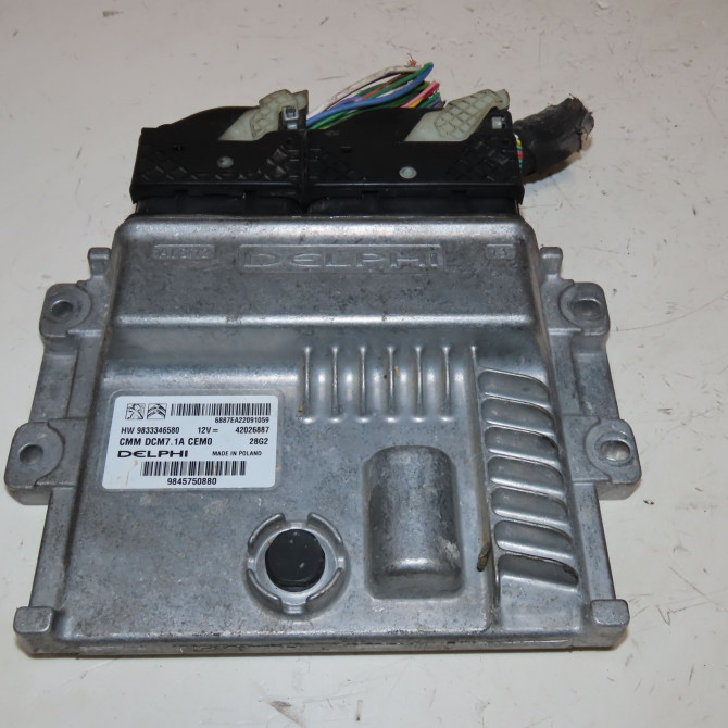 Calculateur moteur occasion  Citroën JUMPY Camionnette (V_) 2.0 bluehdi 180 (2016)   9833346580  3