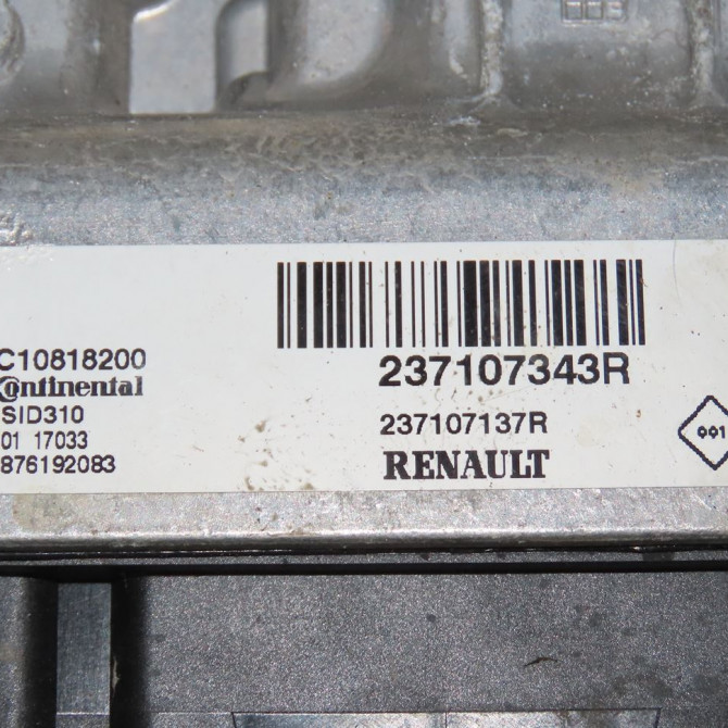 Calculateur moteur occasion  Renault MEGANE IV 3/5 portes (B9A/M/N_) 1.5 dci 90 (b9a1) (2015)   237107343R  2