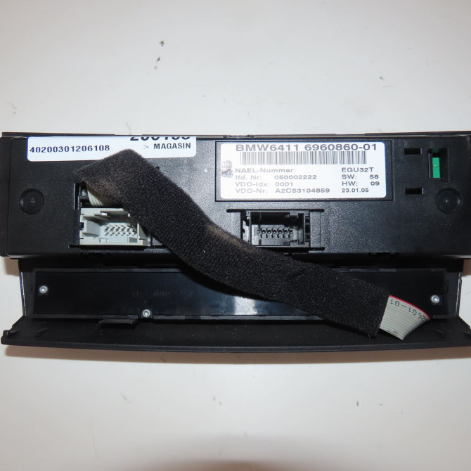 Commande de chauffage occasion  Bmw 3 (E90) 320 d (2004-2011)   64116960860  3