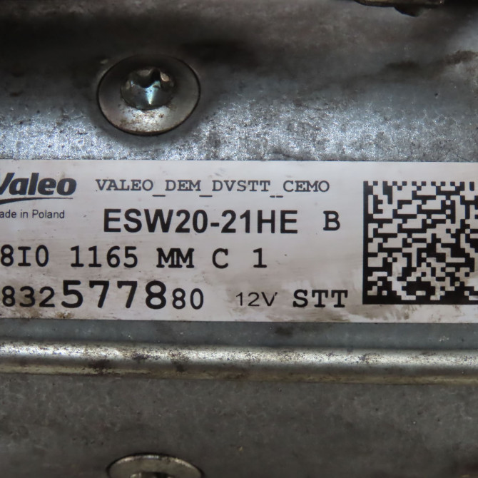 Démarreur occasion  Citroën BERLINGO (ER_, EC_) 1.5 bluehdi 130 (ecyhzj, ecyhzr) (2018)   9832577880  2