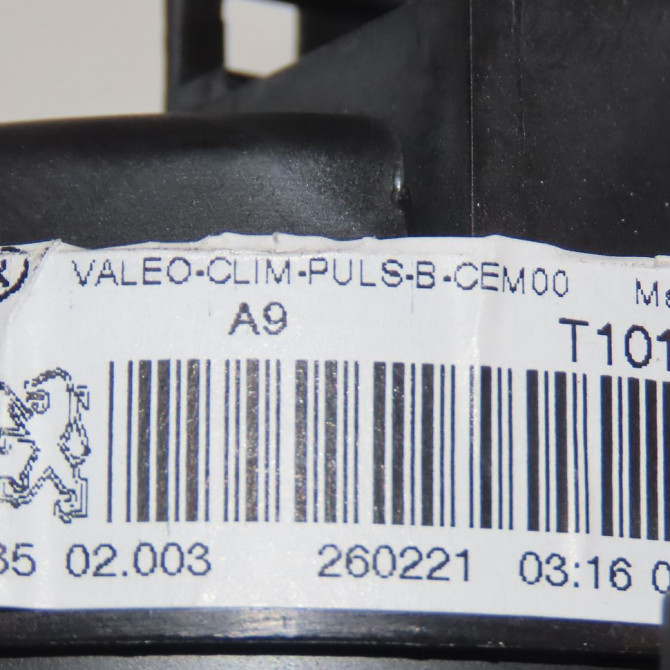 Moteur ventilateur chauffage occasion  Citroën C3 III (SX) 1.5 bluehdi 100 (sxyhyp, sxyhtu) (2018)   1608182080  4