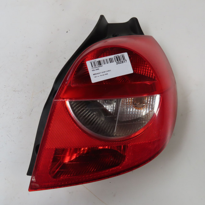 Feu arrière droit occasion  Renault CLIO III (BR0/1, CR0/1) 1.5 dci (c/br0g, c/br1g) (2005-2012) 5 portes   8200459960  1