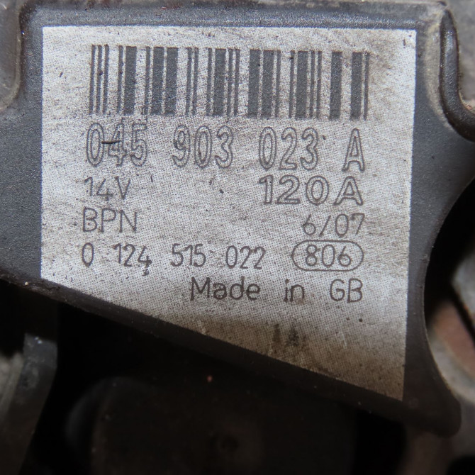 Alternateur occasion  Volkswagen vw POLO (9N_, 9A_) 1.4 tdi (2001-2005) 3 portes   45903023AX  2