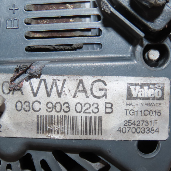 Alternateur occasion  Volkswagen vw POLO (9N_, 9A_) 1.6 16v (2006-2009)   3C903023B  2