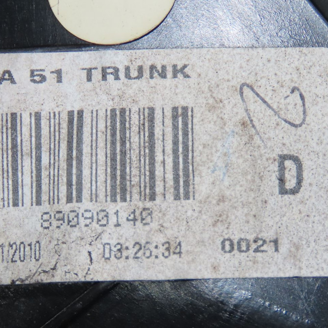 Feu arrière intérieur droit occasion  Citroën C3 II (SC_) 1.4 hdi 70 (sc8hzc, sc8hr0, sc8hp4) (2009) 5 portes   6351JC  3