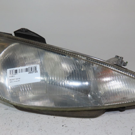 Phare droit occasion  Peugeot 206 3/5 portes (2A/C) 2.0 hdi 90 (1999-2009) 5 portes   6205S7 