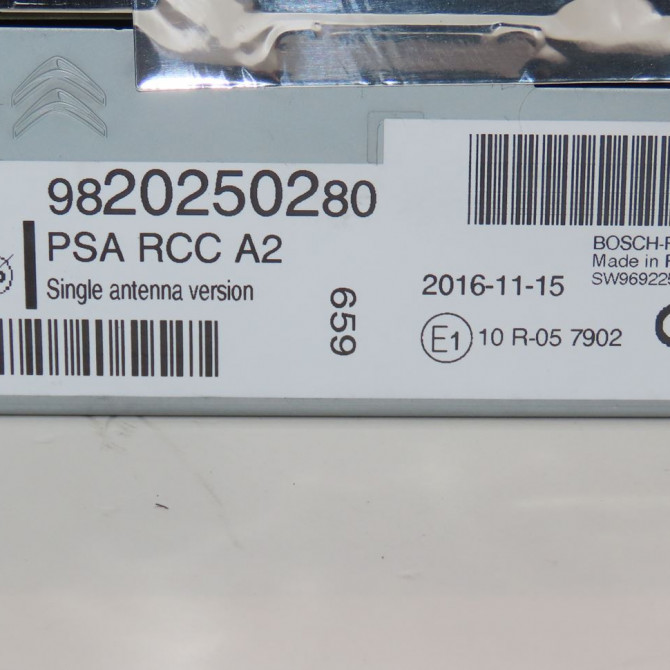 Autoradio occasion  Citroën C3 III (SX) 1.2 vti 82 (2016)   9820250280  3