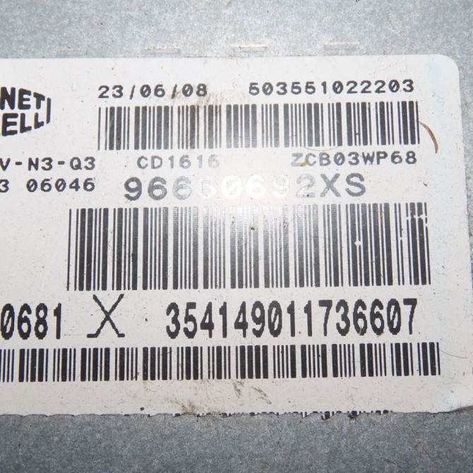 Autoradio occasion  Peugeot 607 (9D, 9U) 2.0 hdi (2005-2011)   96660692XS  2